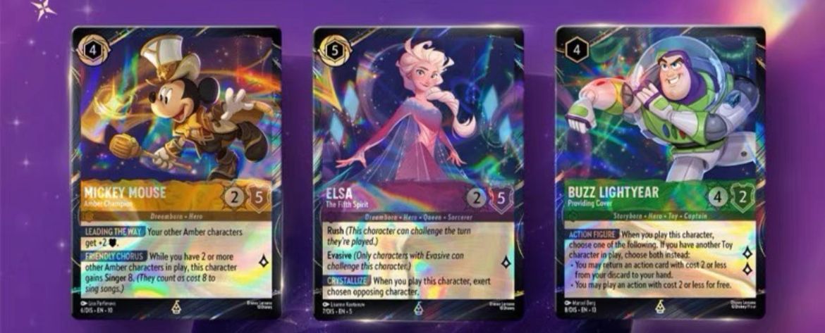 Disney Lorcana 香港限定卡 X3